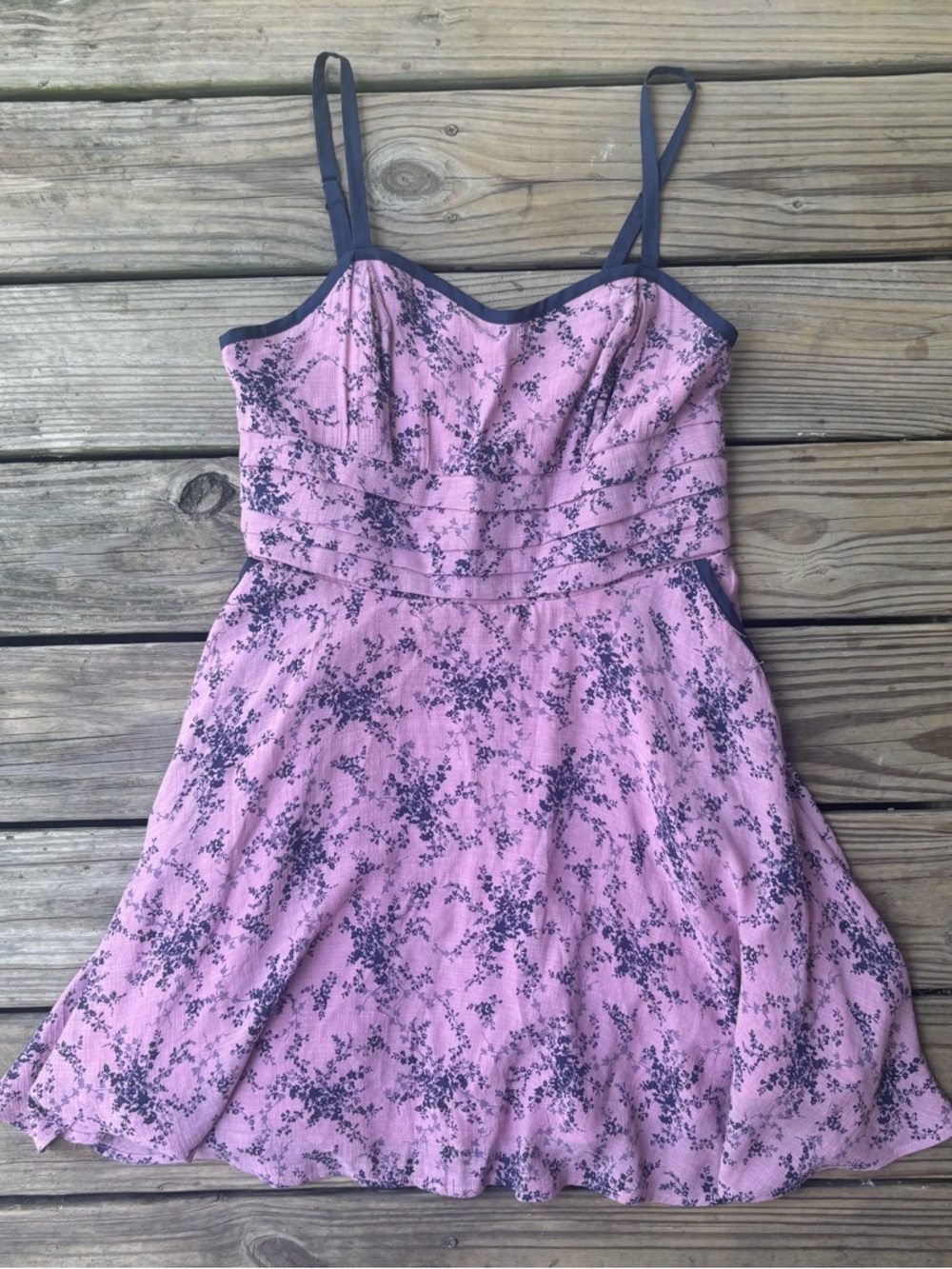 Unique Vintage Floral Babydoll Dress